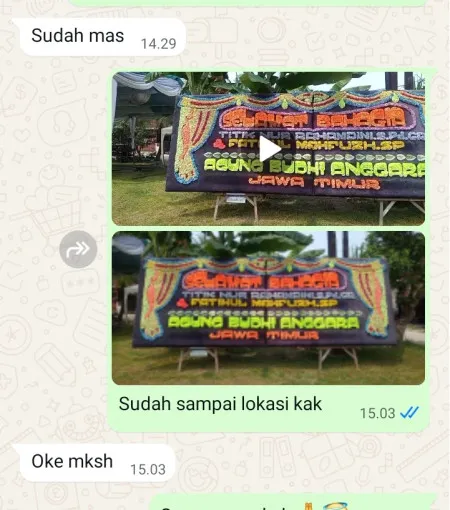 Pengiriman Papan Bunga Karangmukti Bungursari